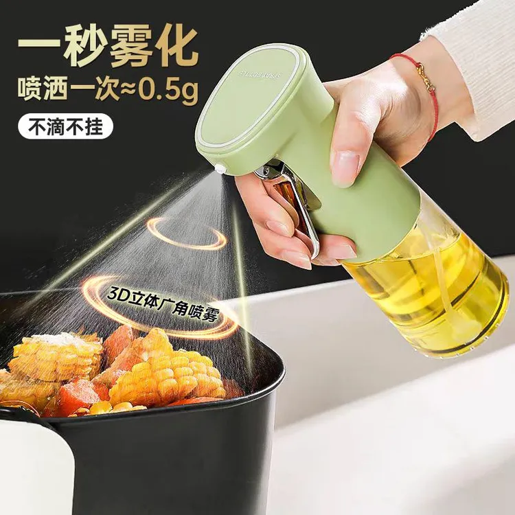 玻璃喷油壶家用厨房专用不挂油第一名食品级空气炸锅玻璃雾化油瓶