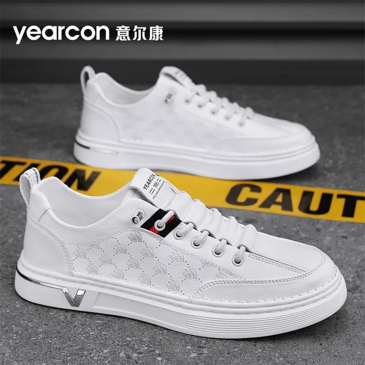 意尔康小白鞋男鞋2025新款春秋夏季潮流爆款百搭高端男士休闲板鞋