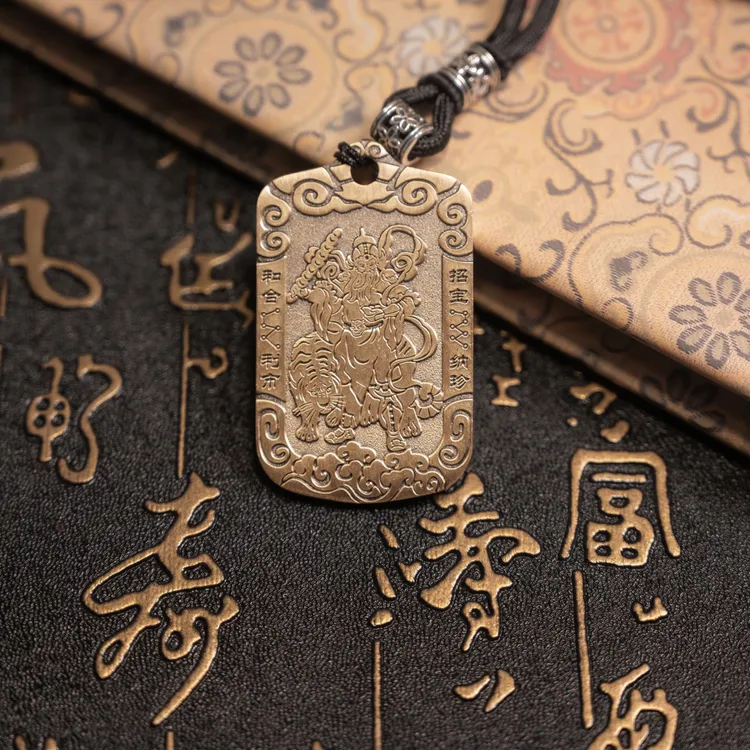 正宗将军牌黄铜车挂/手机挂件/钥匙扣/包包挂件/摆件