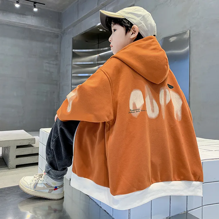 儿童装男童春装针织外套2025新款中大童春秋款洋气春季男孩上衣潮