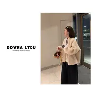 朵拉【北海道初雪】100羊毛外套女2025年冬季新款高领纯色147-350