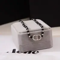 合金项链 贝姐同款 【珠珠锁骨项链】简约珠珠项链