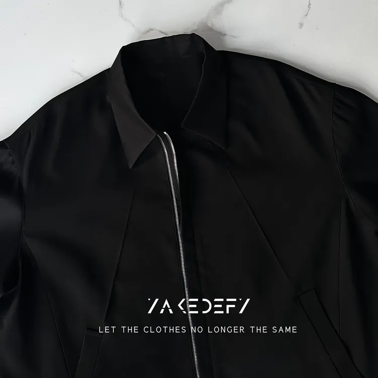 YAKEDEFY 黑标 协奏曲 | 进口定织100%醋酸丝光羊毛 新贵顶奢夹克