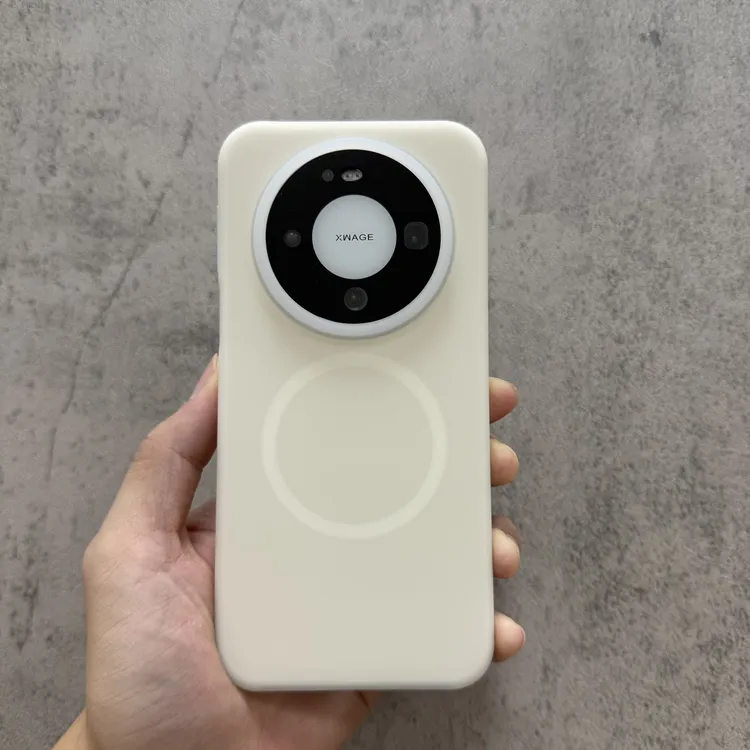 磁吸果冻液态硅胶壳适用华为mate80pro手机壳简约Pura70pro情侣壳