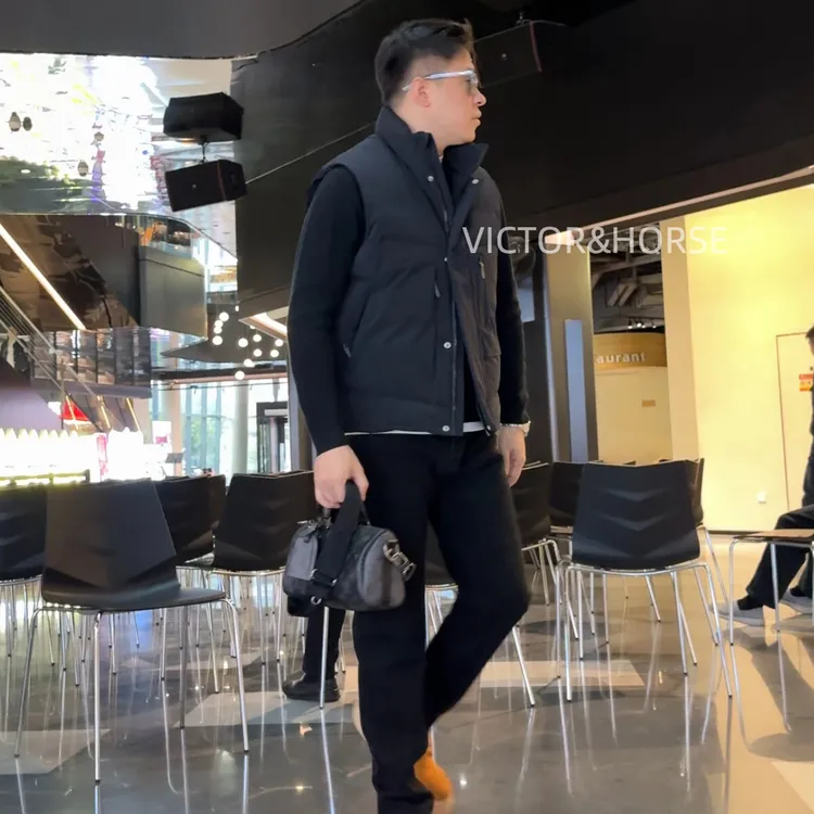 【设计师款】2025上新秋冬男士商务立领坎肩休闲百搭马甲8502