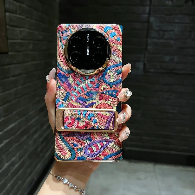 适用matex6折叠屏手机壳新款x5典藏版腕带支架超薄全包防摔保护套