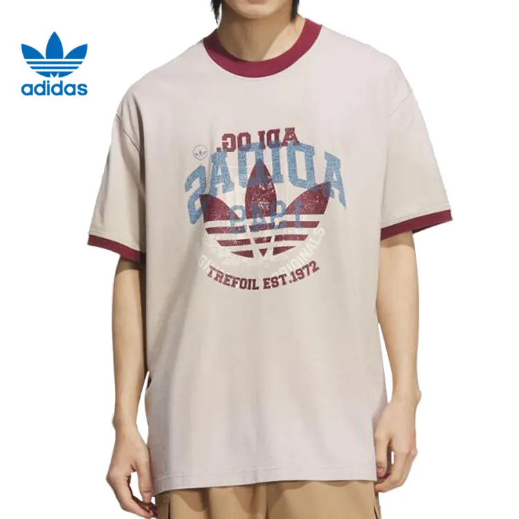 【流光风】adidas阿迪达斯三叶草男女运动休闲短袖T恤KC0288