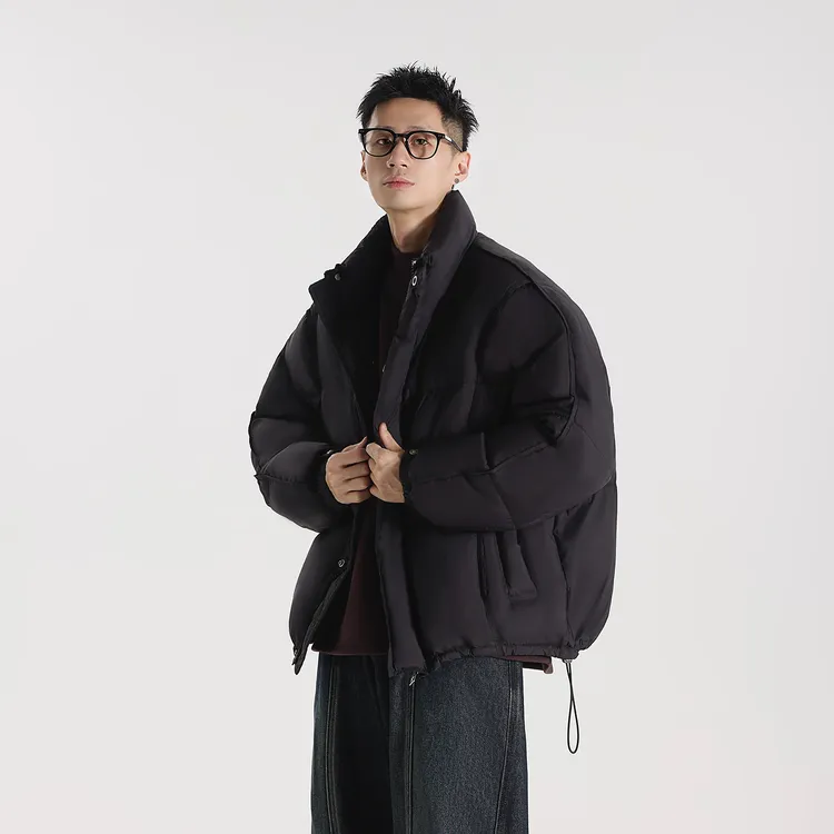 GCCDUPE77『恒暖舱』云朵泡芙轻量化90白鸭绒冬季立领面包羽绒服