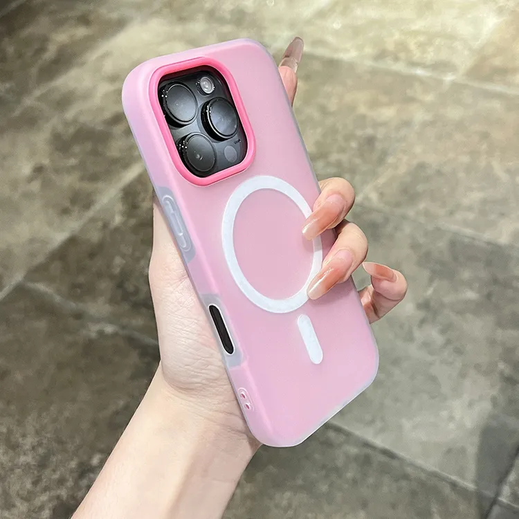 果冻二合一磁吸适用iPhone17PROMAX手机壳15多巴胺彩色苹果16