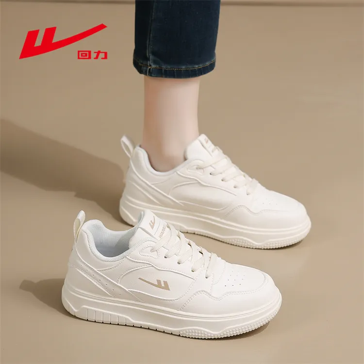 回力厚底小白鞋女款2025春秋季新款透气女鞋配裙子爆款鞋百搭板鞋