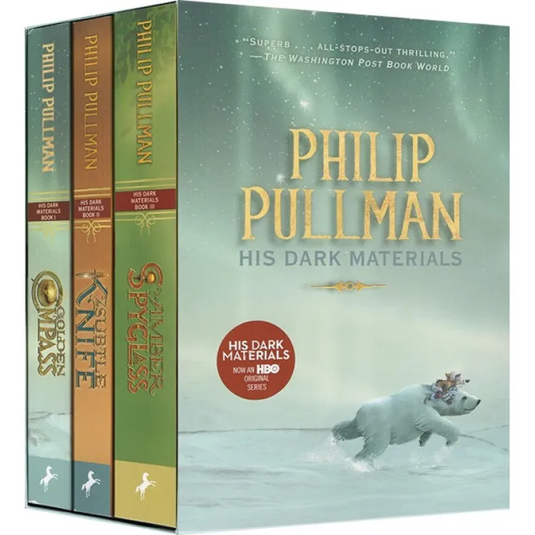 英文原版 黑暗物质三部曲 His Dark Materials Trilogy 3册盒装
