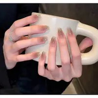 【短T】星辰恋人穿戴甲美甲贴片可拆卸手工24片装满钻闪粉①