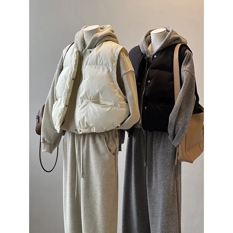 短款马甲秋冬百搭宽松时尚坎肩马甲棉服外出新款外套
