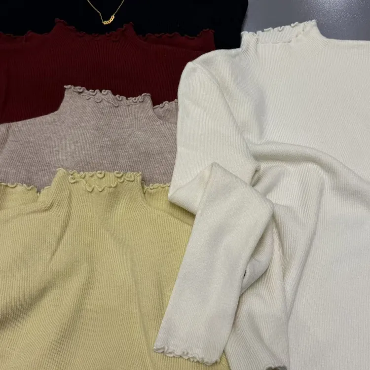 朵儿家圣诞福利木耳边毛衣【这个价发2件】