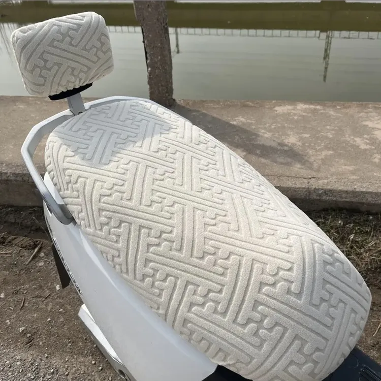 电动车毛绒座套加厚保暖坐垫套踏板摩托电瓶车绒布坐套舒适通用套