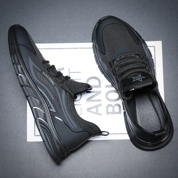 运动鞋男款2025新款夏季透气薄款网面潮流休闲鞋夏天防臭男士网鞋