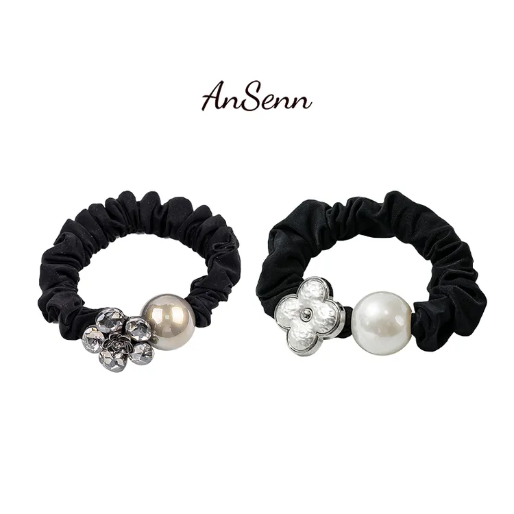 【小魏总珠宝】面膜发圈-19mm 少女风发绳弹力女头饰气质清新可爱