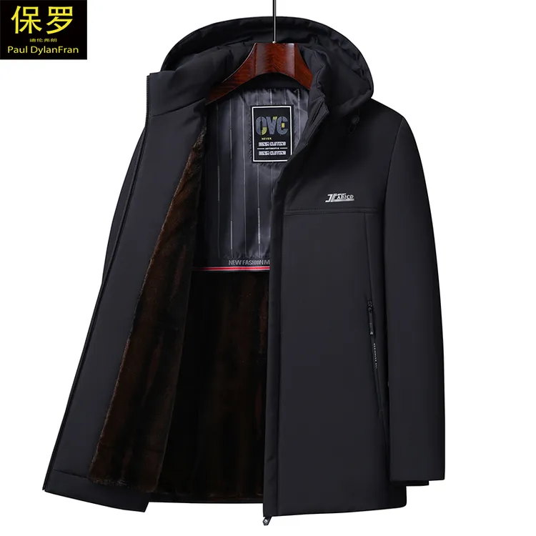 男士秋冬季冬季新款大码男棉服加厚棉袄商务棉衣棉服保暖外套男