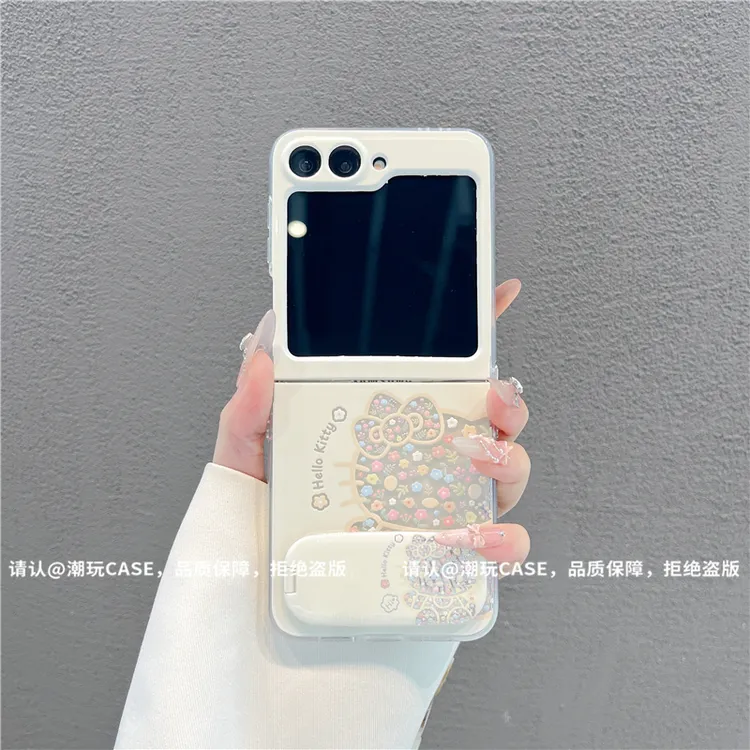 透明折叠壳适用华为荣耀/OPPO/VIVO/小米/三星zflip5防摔手机壳潮
