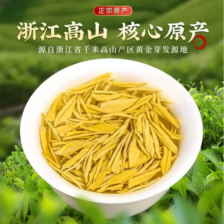 2025（新茶）58-3安吉 高山 黄金芽 兰花香味足 茶叶