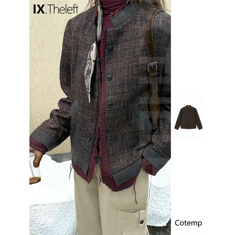 Cotemp 设计师品牌 复古假两件开衫 IX买手店