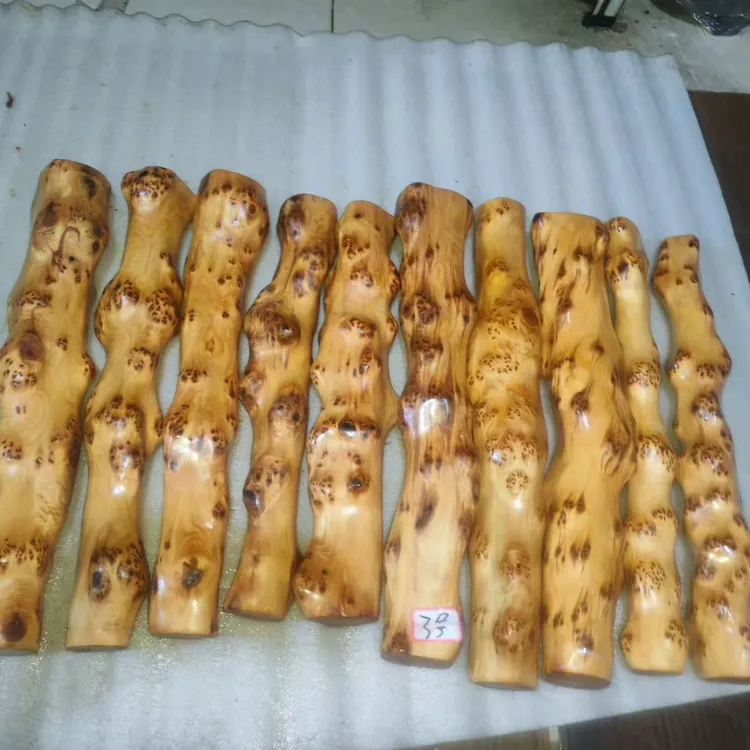 满瘤原木棍纯手工按摩棒车内防身捶背敲打器根雕把玩短棍