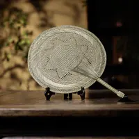 【喜器】蒲扇手工编织老式古风团扇子（福0077）