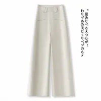 纯色时尚阔腿裤女2025春秋新款时尚高腰美式休闲百搭拖地裤8112