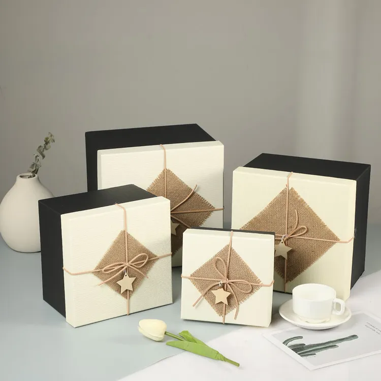 礼物盒空盒高档生日礼物盒大号正方形轻奢包装盒送男生礼盒包装盒