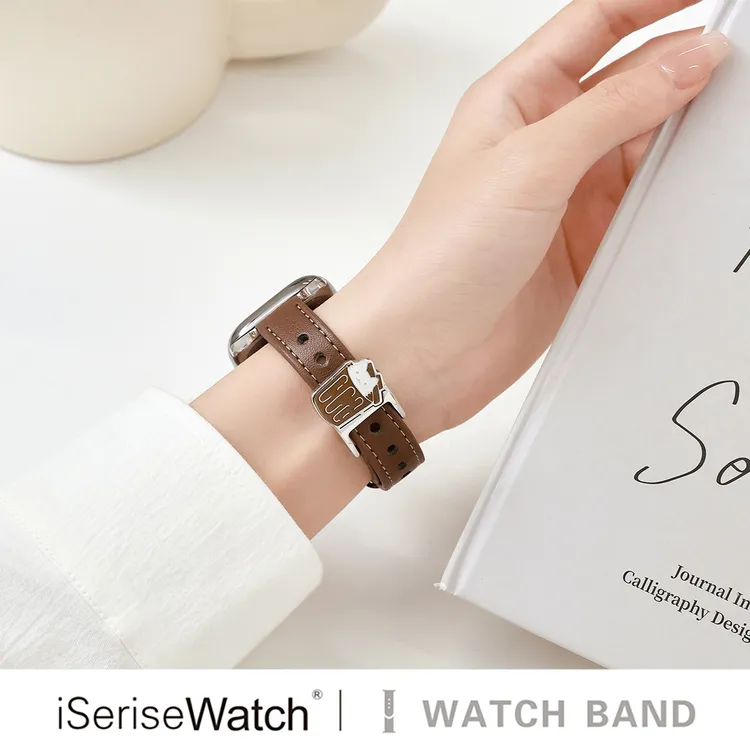 【咖啡猫】iserisewatch适用apple watch11表带苹果手表s10秋冬