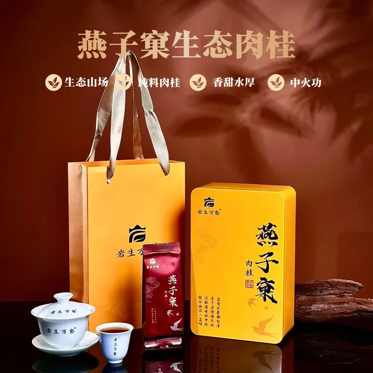 岩生万壑 [燕子窠肉桂] 武夷岩茶大红袍茶叶2025新茶肉桂岩茶礼盒