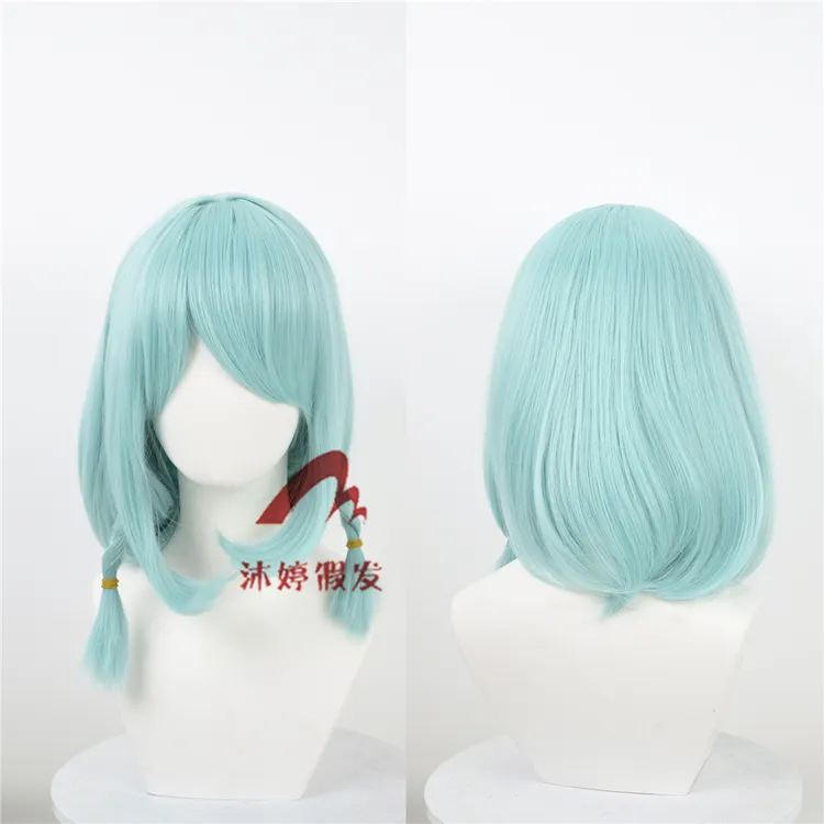 沐婷 BanG Dream! 冰川日菜 COSPLAY假发 角色辫子造型