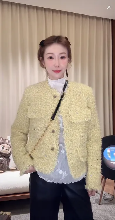 DEDM•STUDIO/精致法式气质轻奢高级感亮片小香外套2510WT/29212-1