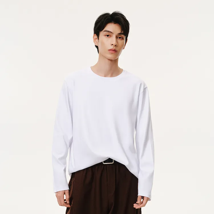 【漠叔专属】 网易严选 超值长袖T恤磨毛版 男女同款