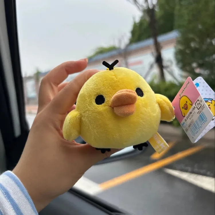 鼻孔鸡San-x原单挂件书包圣诞轻松鼻孔鸡玩偶轻松熊玩偶生日礼物