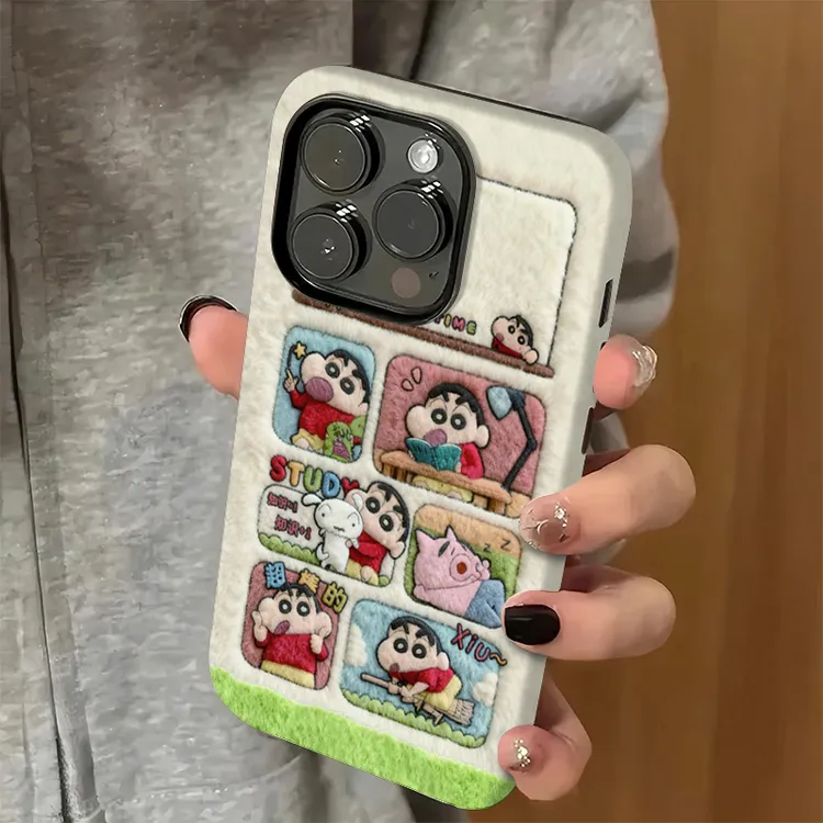 小新六宫格适用苹果17/16promax二合一手机壳华为p70vivo小米oppo