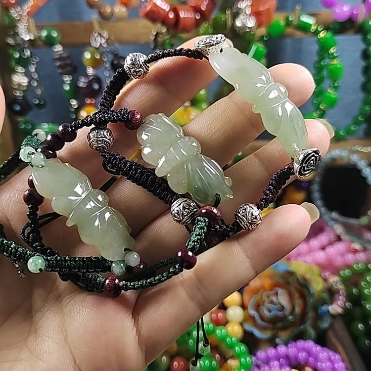 非金属木质手链 原创珠手工宝设计情侣手串手绳手饰饰品女款编织