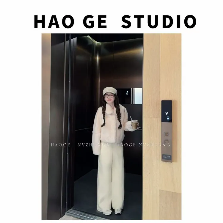 浩哥严选●皮裤预HGQ5XXK3755A简版时尚百搭日常保暖秋冬气质设计