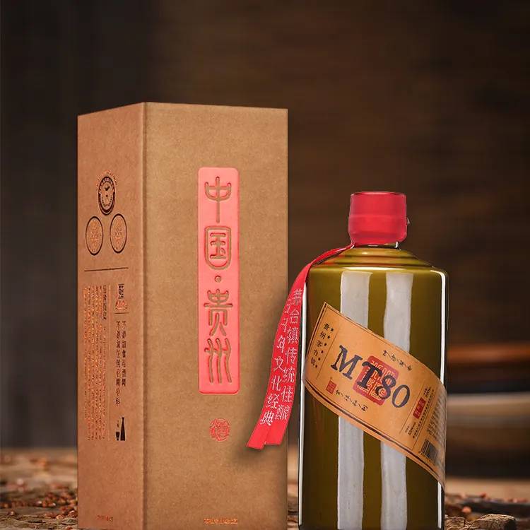 赖祖MT80大曲坤沙陈酿固态发酵贵州酱香型白酒500mL53度