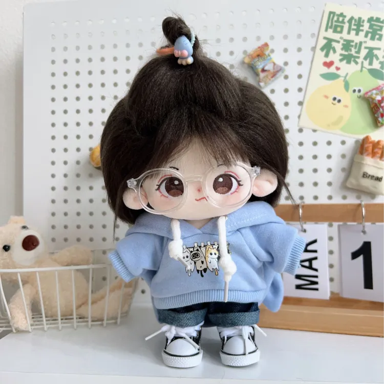 棉花娃娃女娃20cm难哄公仔毛绒玩偶送女孩子朋友同学精美礼物玩具