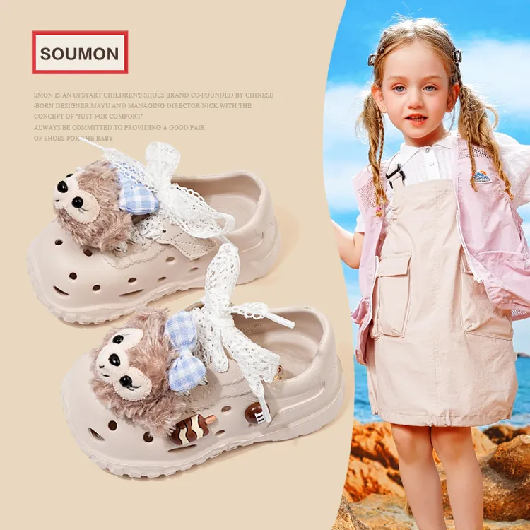 特价女童凉鞋儿童软底洞洞鞋夏季卡通可爱小女孩公主鞋外穿宝宝鞋