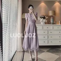 【现货】LUOLUOZ【微醺蔷薇】减龄通勤风上衣半身裙两件套A9201