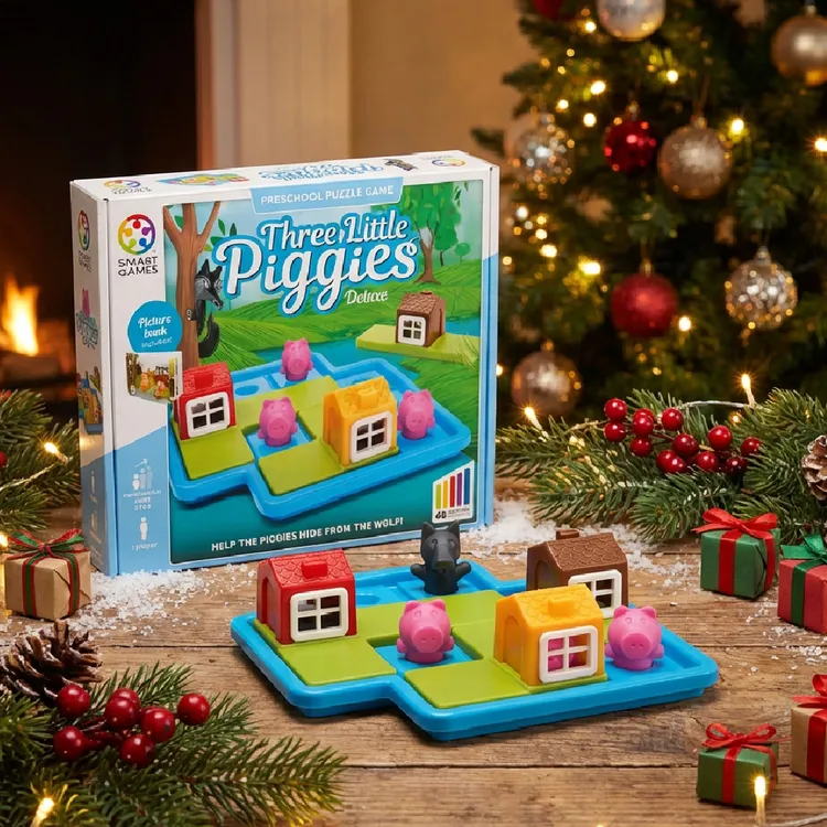 SmartGames三只小猪童话系列空间想象启蒙3-6岁儿童启蒙早教益智