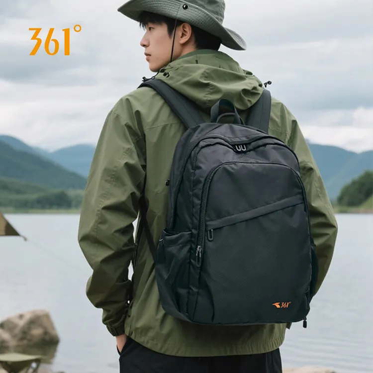 361°双肩包男大容量户外轻便透气休闲运动包女简约潮流百搭旅行包