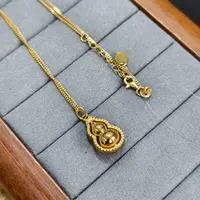 【周老板】足金5G葫芦项链