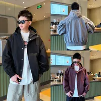 LKT.NINE美式连帽冲锋衣外套男春秋季潮牌宽松工装拉链夹克25990