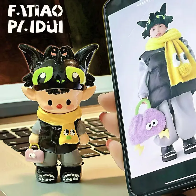 玩偶小人照片|生日情侣手工定制q版真人盲盒盲盒礼物定制伴手礼