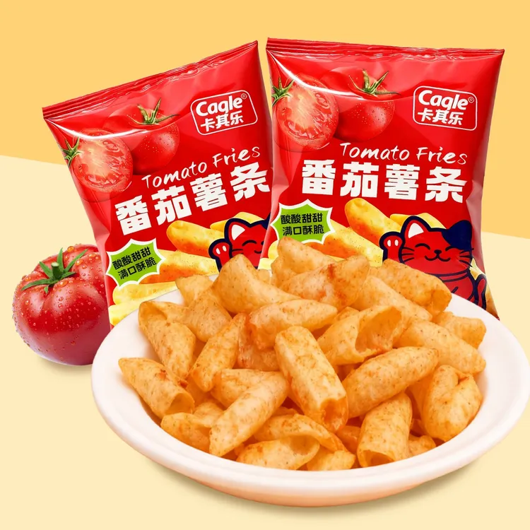 卡其乐番茄薯条休闲网红零食办公室解馋追剧零食膨化食品