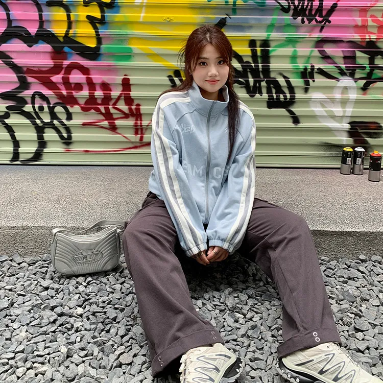 常规薄款通勤宽松型大码短外套WQ00197