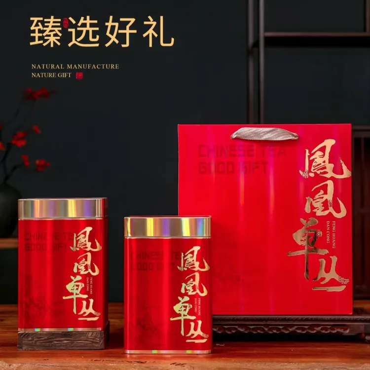 单枞茶凤凰单丛蜜兰香高山乌岽单枞茶叶送礼潮州浓香型500g鸭屎香